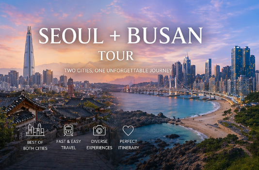 Seoul and Busan
